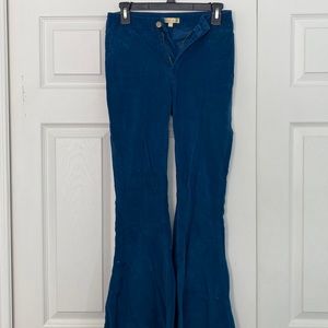 Home Folk corduroy flare pants, dark teal